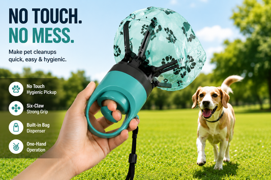 Protea Pets 2-in-1 No-Touch Dog Waste Scooper
